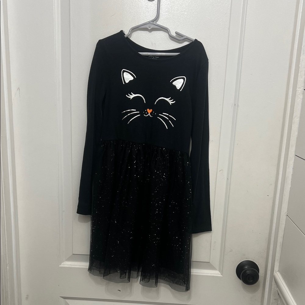 Jumping Beans Black Cat Halloween Dress